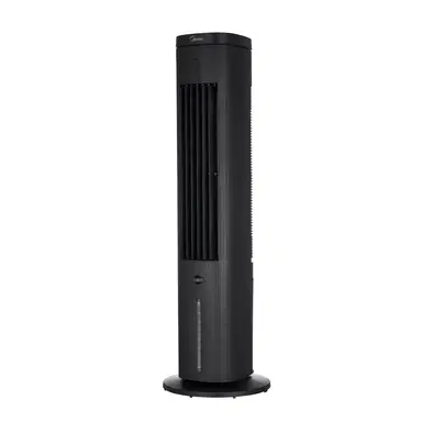 Midea Air Cooler - 3 in 1, Cooler, Fan, & Humidifier 5L Water Tank, Black, W31 x D31 x H100