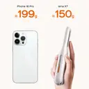 lena Pince lissante sans fil 12 mm plaque incurvée technologie de chauffage MCH volume haut de tête 150 g image 5