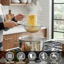 16cm Long Handled Metal Sieve
Fine Mesh Sieve Kitchen Colander Draining Washing Sifting image 2