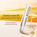 lena Pince lissante sans fil 12 mm plaque incurvée technologie de chauffage MCH volume haut de tête 150 g image 0