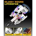 KATUR W16W LED Bulb 700% Brightness, Canbus Error Free 6500K White 6000LM with Cooling Fan High Speed T15 912 921 LED Bulbs for Backup Lights, Pack of 2 image 2
