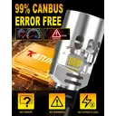 KATUR W16W LED Bulb 700% Brightness, Canbus Error Free 6500K White 6000LM with Cooling Fan High Speed T15 912 921 LED Bulbs for Backup Lights, Pack of 2 image 4