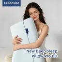 Lebonsior Same Design as Atour Planet, Ergonomic Neck Support Pillow, 3.0 Version Cervical Pillow for Neck & Shoulder Pain, Comfort Sleep Pillow for All Sleep Positions, Blue,8cm Height image 1