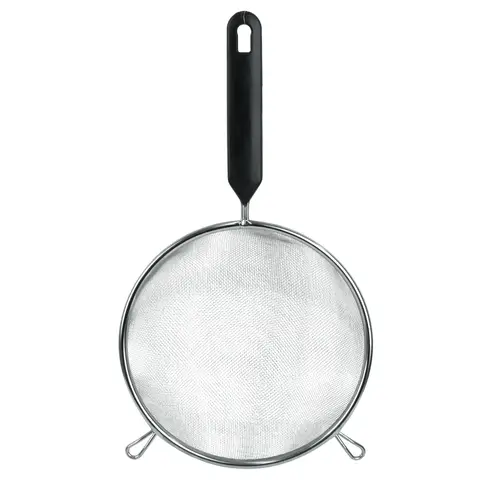 18cm Long Handled Metal Sieve
Fine Mesh Sieve Kitchen Colander Draining Washing Sifting