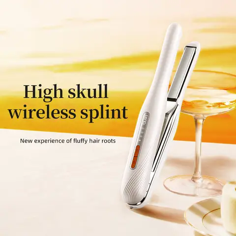 Lena Wireless Straightening Clamp 12MM Curved Plate MCH Heating Technology Volumizing High Top 150g