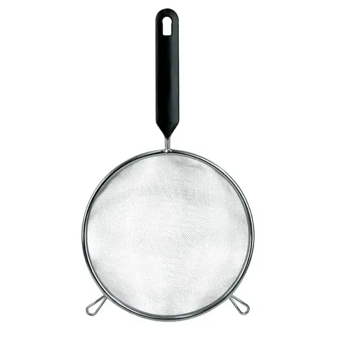 16cm Long Handled Metal Sieve
Fine Mesh Sieve Kitchen Colander Draining Washing Sifting